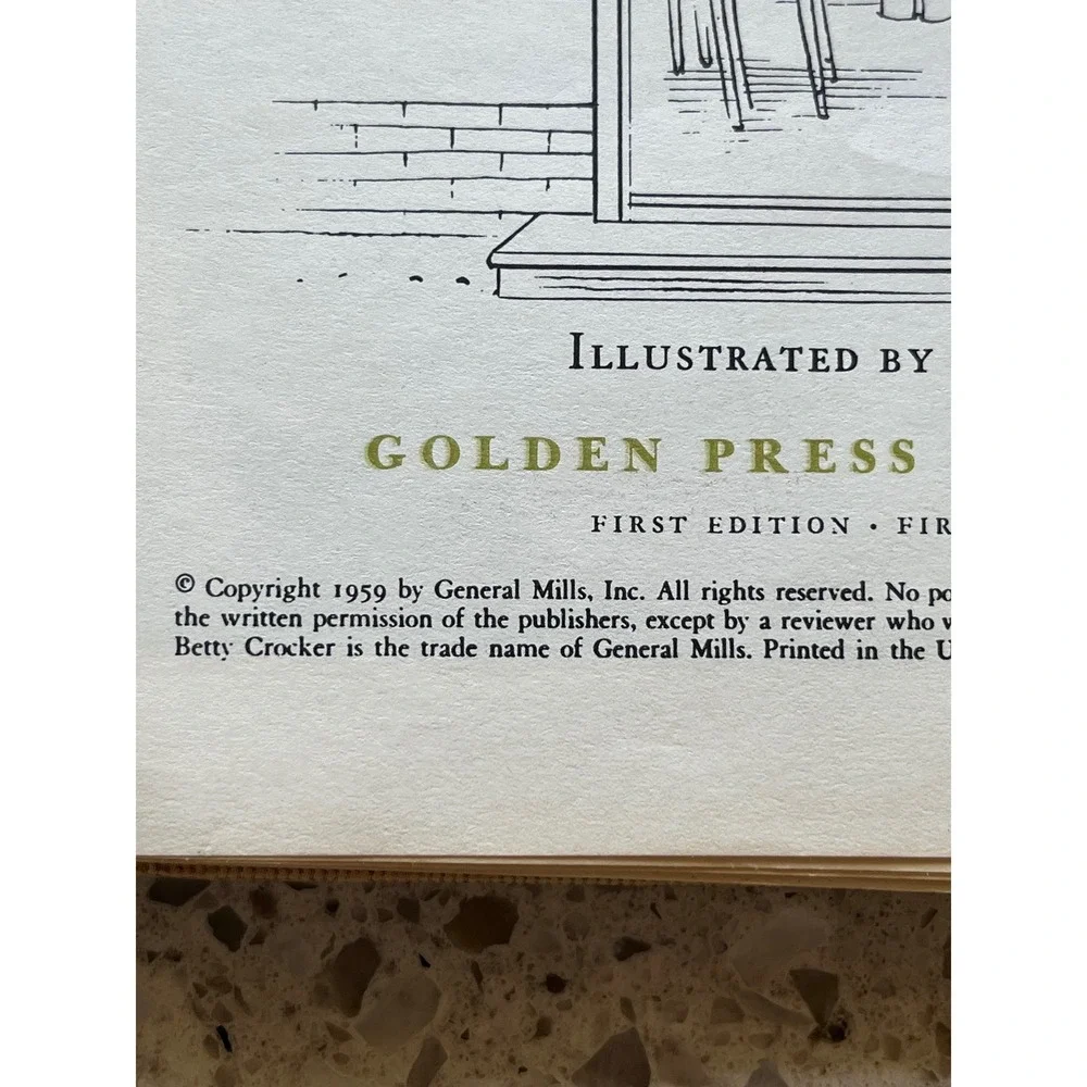 1959 Betty Crocker Guide to Easy Entertaining First Edition Peter Spier Vintage